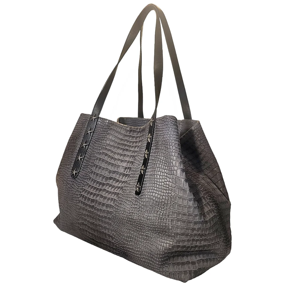 JIMMY CHOO LEATHER TOTE - Picture 3 of 12